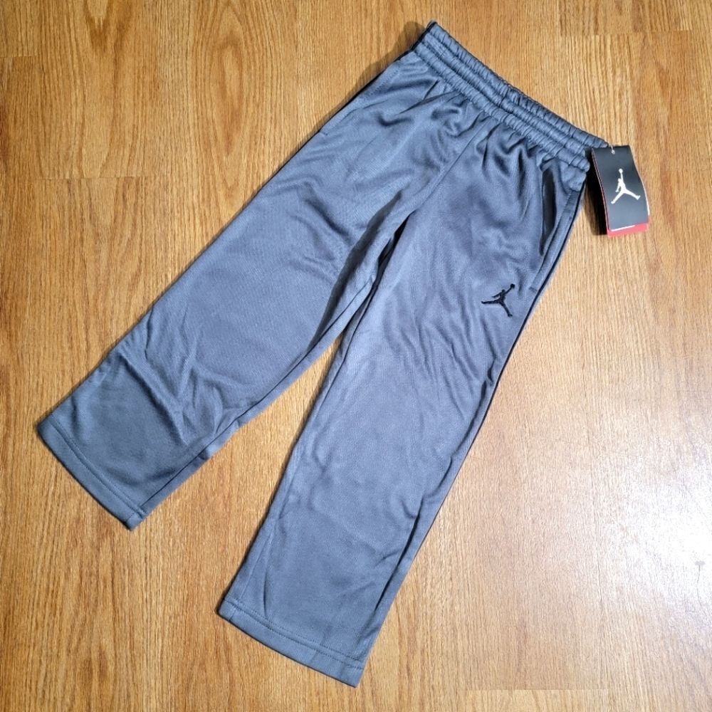 Air Jordan 1 2 3 4 5 11 Shadow Cool Grey Sweatpants Joggers Kids Size 5 Therma